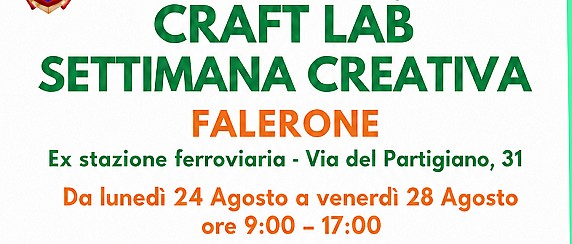 Cratf Lab – Settimana Creativa dal 24 al 28 agosto 2026