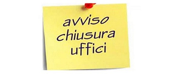 Chiusura degli uffici comunali