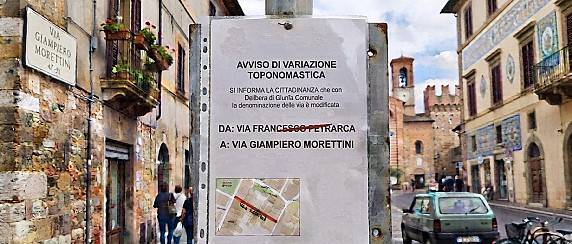 AVVISO DI VARIAZIONE TOPONOMASTICA