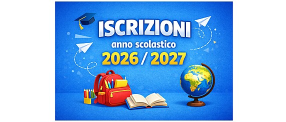 Aperte le iscrizioni ai servizi extra-scolastici ed al  trasporto scolastico per l'A.S. 2026/2027