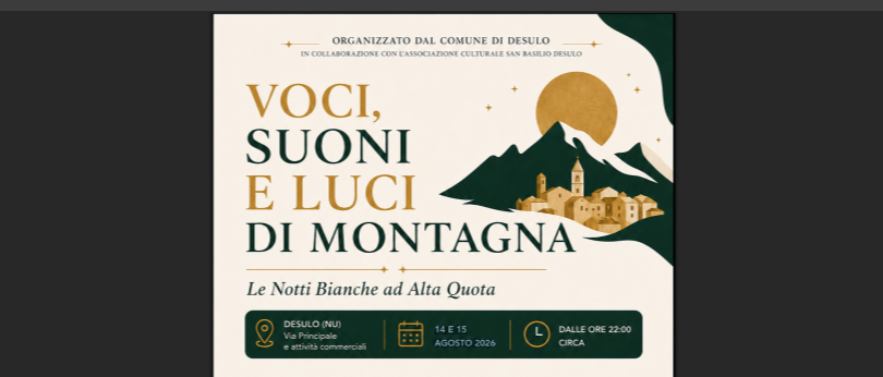 VOCI, SUONI E LUCI DI MONTAGNA