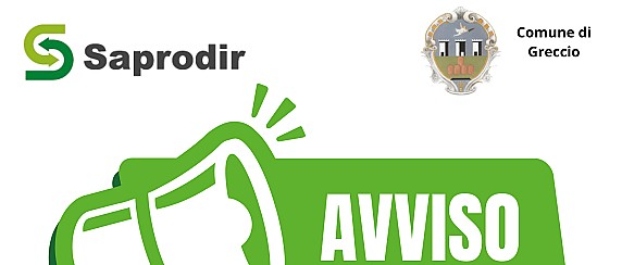 Avviso SAPRODIR: Chiusura eco-sportello mercoledì 26 agosto 2026 e prolungamento orario apertura mercoledì 19 agosto 2026.