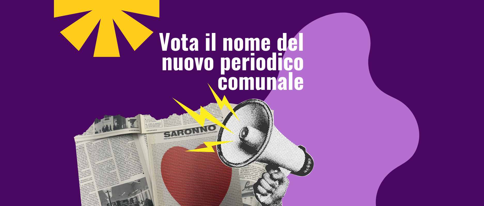 Vota il nome del nuovo periodico del Comune di Saronno!