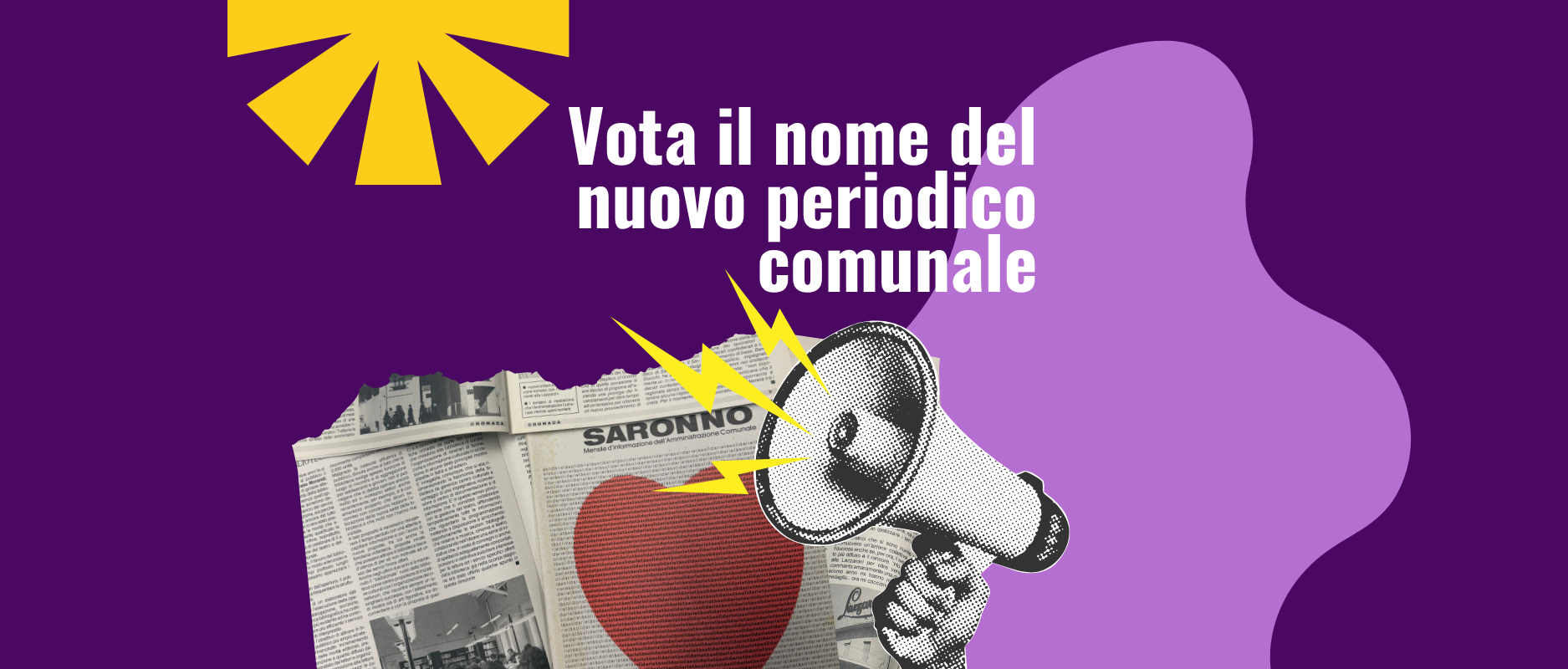 Vota il nome del nuovo periodico del Comune di Saronno!