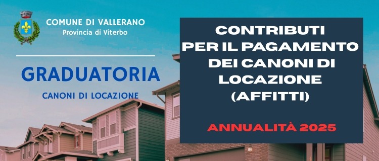 Graduatoria Canoni di Locazione
