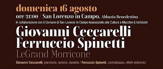 Terre Sonore - GIOVANNI CECCARELLI / FERRUCCIO SPINETTI - LeGrand Morricone