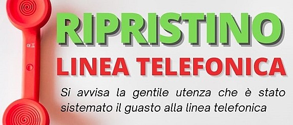 Ripristino linee telefoniche