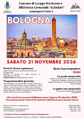 Gita Bologna 21 novembre 26