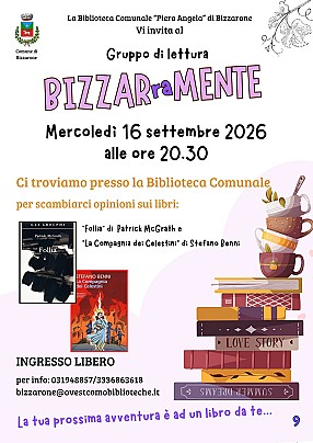 Gruppo di lettura 9 - 16 settembre 26 