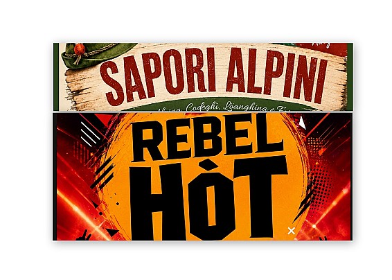 Sapori Alpini e Rebel Hòt Party (11 Luglio 2026)