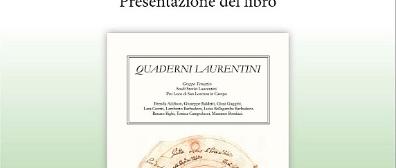 Presentazione libro "Quaderni Laurentini"