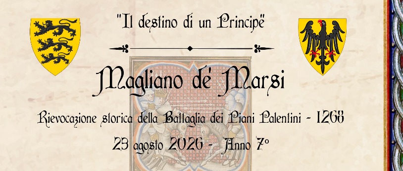 RIEVOCAZIONE STORICA - ANNO 7° - 23 AGOSTO 2026 ORE 18:00