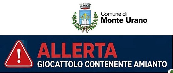 Allerta giocattolo potenzialmente pericolo