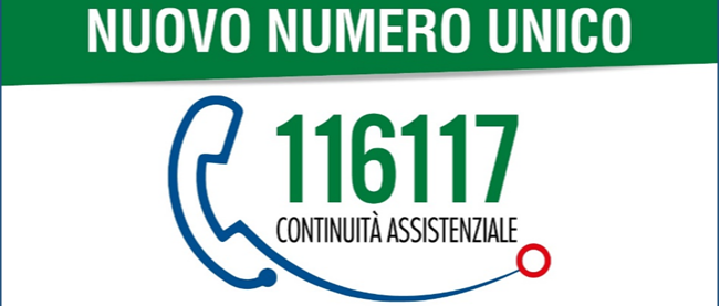 Dal 24 agosto attivo il numero 116117 per la Continuità Assistenziale (ex Guardia Medica)