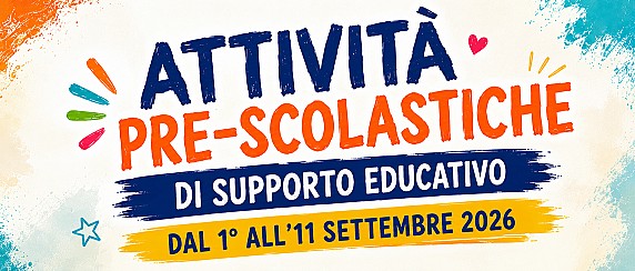 Attività pre-scolastiche di supporto educativo: aperte le domande di partecipazione