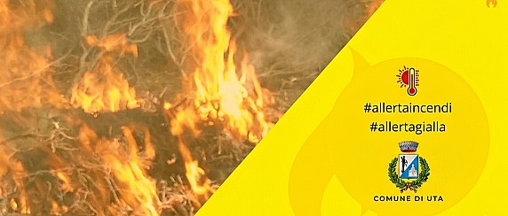 Rischio incendi, allerta di codice giallo per la giornata di sabato 22 Agosto