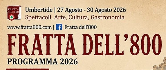 Programma Fratta 800 - Edizione anno 2026