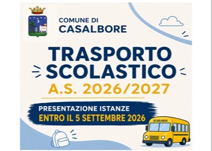 AVVISO TRASPORTO SCOLASTICO
