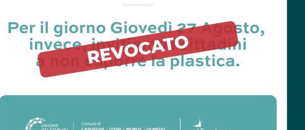 Regolare servizio per giovedi 27 agosto