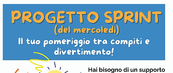 Progetto Spazio Compiti SPRINT del mercoledì
