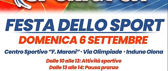 Festa dello sport "Induno Olona Sport & Fun"