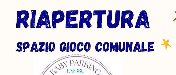 AVVISO PUBBLICO - RIAPERTURA SPAZIO GIOCO COMUNALE " I PIPISTRELLINI"