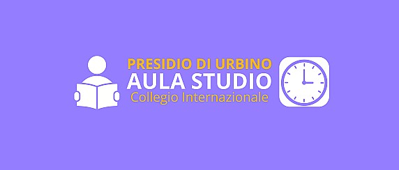 Apertura anticipata dell'Aula studio del Collegio Internazionale di Urbino / Early opening of the Study Room at the International College of Urbino