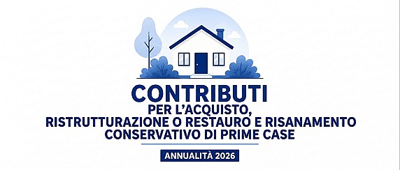 BANDO PUBBLICO COMUNALE  - Annualità 2026