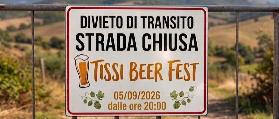 Disciplina sulla circolazione stradale in occasione della manifestazione "TISSI BEER FEST 2026"