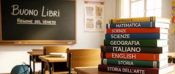 "Buono libri" per l'anno formativo 2026-2027 - DGR N. 888 DEL 19/08/2026