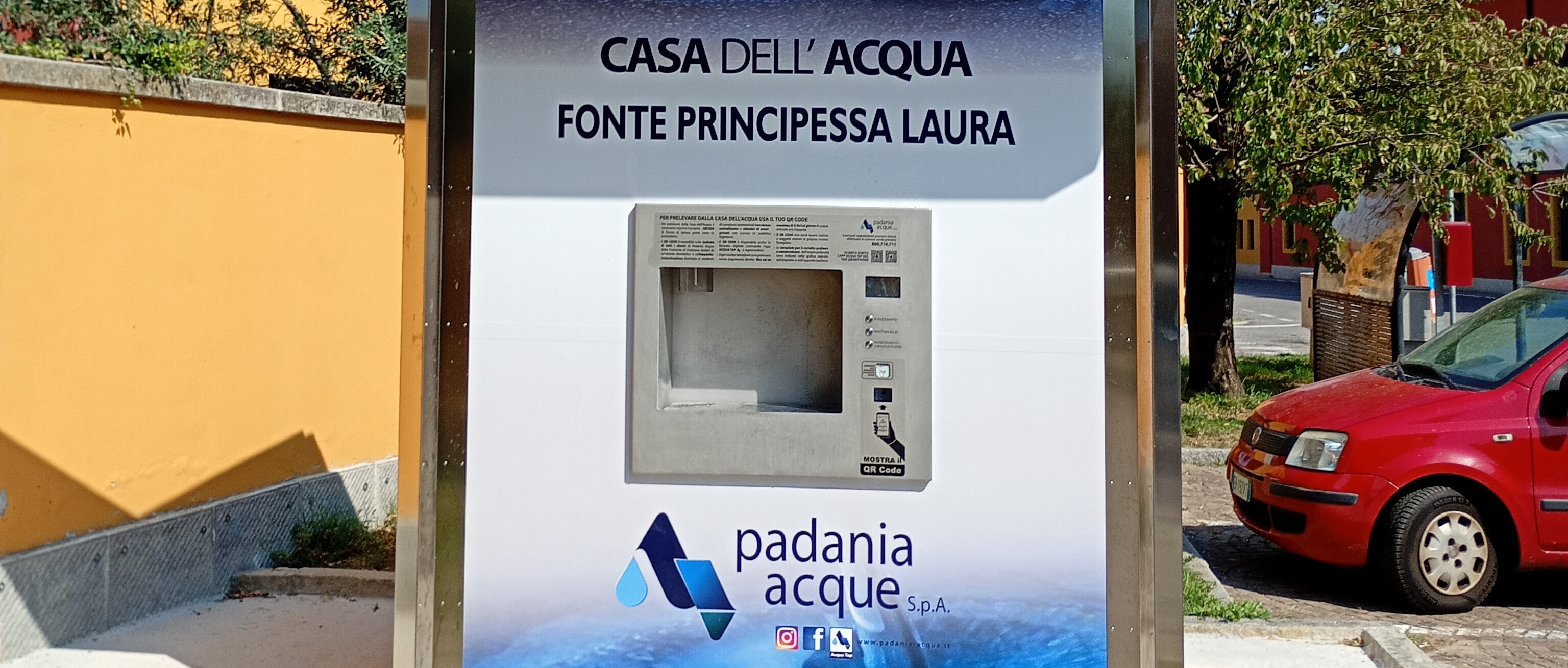 Inaugurazione della Casa dell'Acqua "Fonte Principessa Laura"