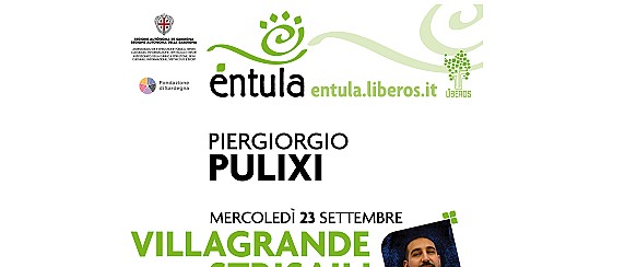 E'ntula Festival letterario diffuso:   Piergiorgio Pulixi "il fattore gatto".