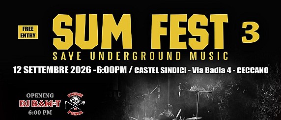 Sum Fest 3 | 12 sett. 2026
