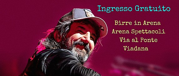 Venerdì 11 settembre - Omar Pedrini dai Timoria ad oggi - Trio elettroacustico - ore 21.30