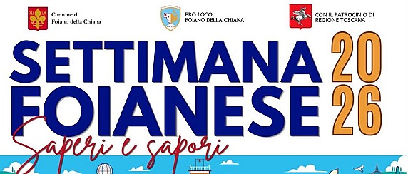 Settimana Foianese 2026 - Sapere e sapori