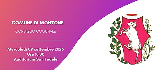 Convocazione del Consiglio comunale.