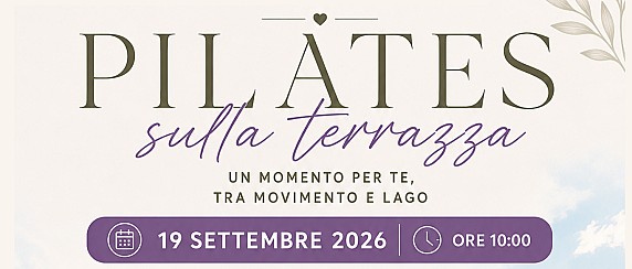 Sabato 19 Settembre 2026 ore 10:00 - Palazzo Verbania - Pilates in terrazza