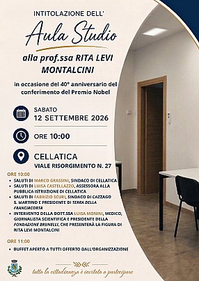 Intitolazione aula studio settembre 2026