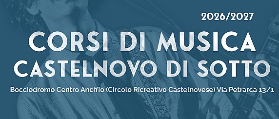 Ripartono i corsi della Scuola di Musica CEPAM a Castelnovo di Sotto