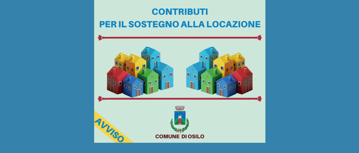 Contributi per il sostegno alla locazione
