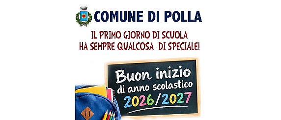 Buon inizio di anno scolastico 2026/2027!