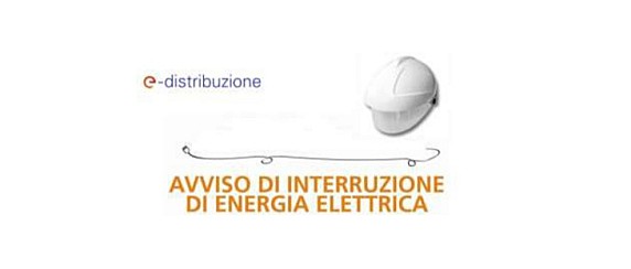 Avviso interruzione energia elettrica
