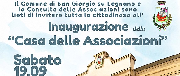 Inaugurazione della Casa delle Associazioni