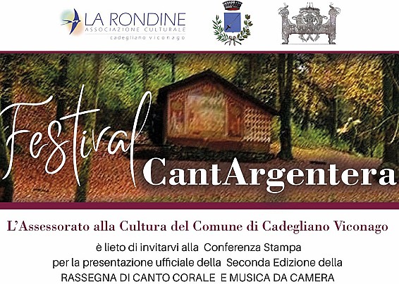 CONFERENZA STAMPA     Festival CantArgetera