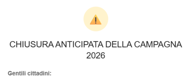 Alberi in pianura 2026 - CHIUSURA ANTICIPATA CAMPAGNA 2026