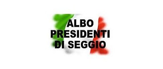 Aggiornamento Albo Presidente di seggio elettorale