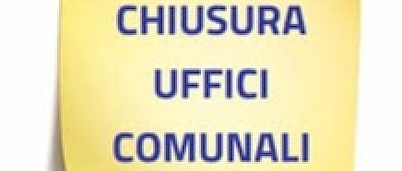 CHIUSURA UFFICI COMUNALI IL 18 SETTEMBRE 2026.