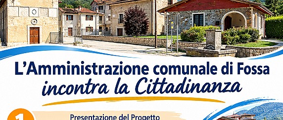 Avviso del 16/09/2026 - L'Amministrazione comunale incontra la Cittadinanza