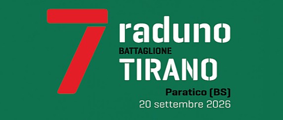7° raduno Battaglione Tirano 20 settembre 2026