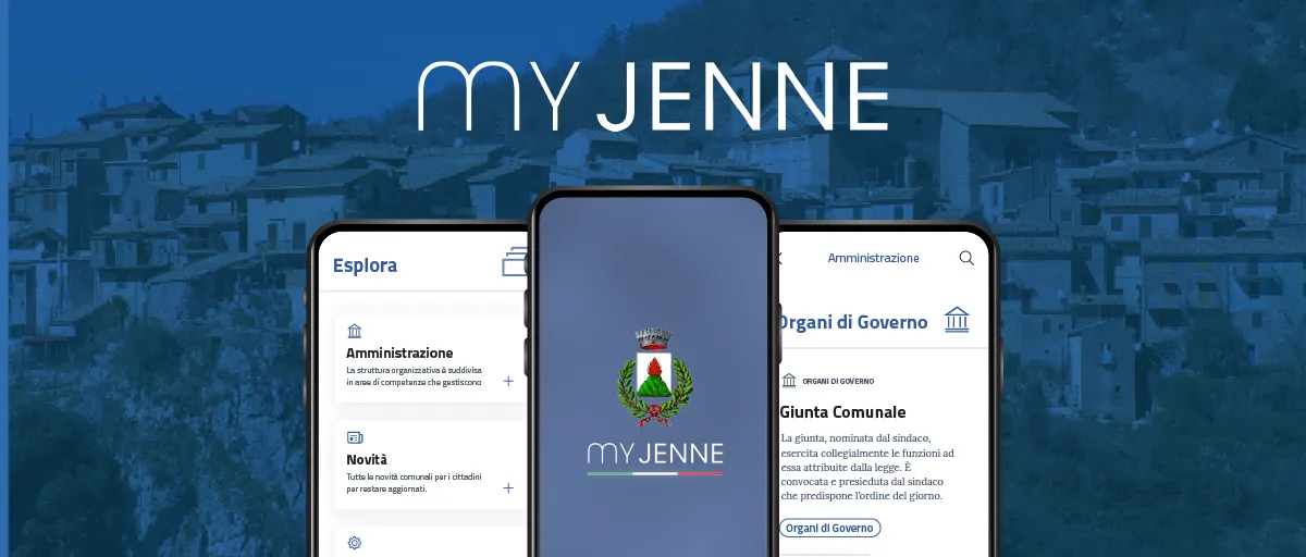Il Comune di Jenne lancia la sua app: disponibile su App Store e Play Store